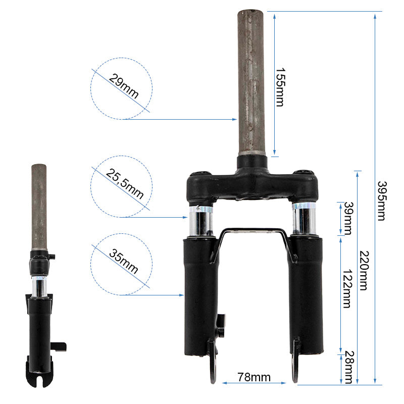Suspension delantera para Smartgyro K2