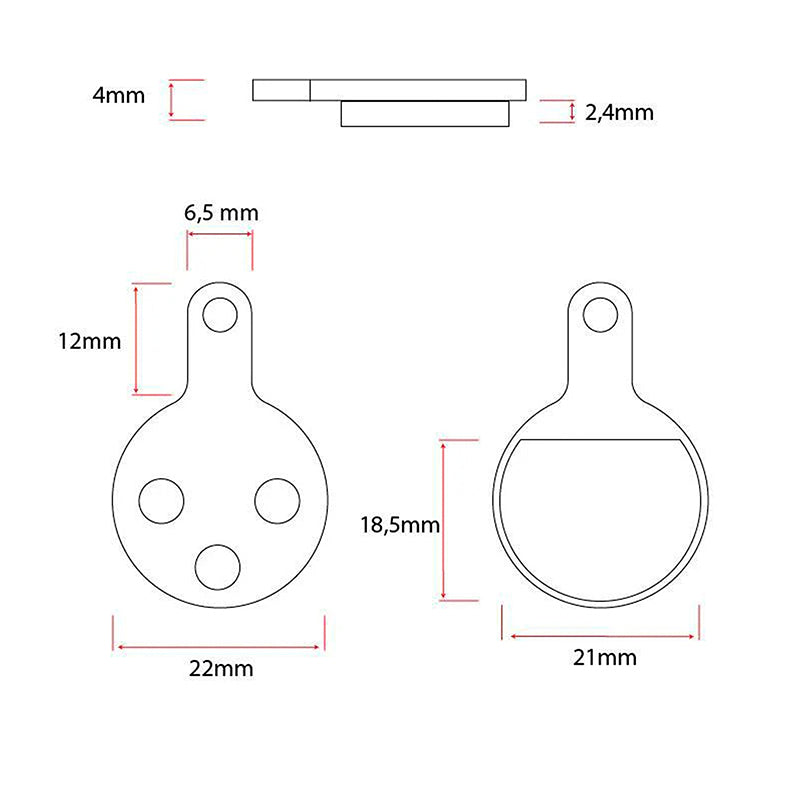 CT009 comprimido Ewheel - 2 conjuntos