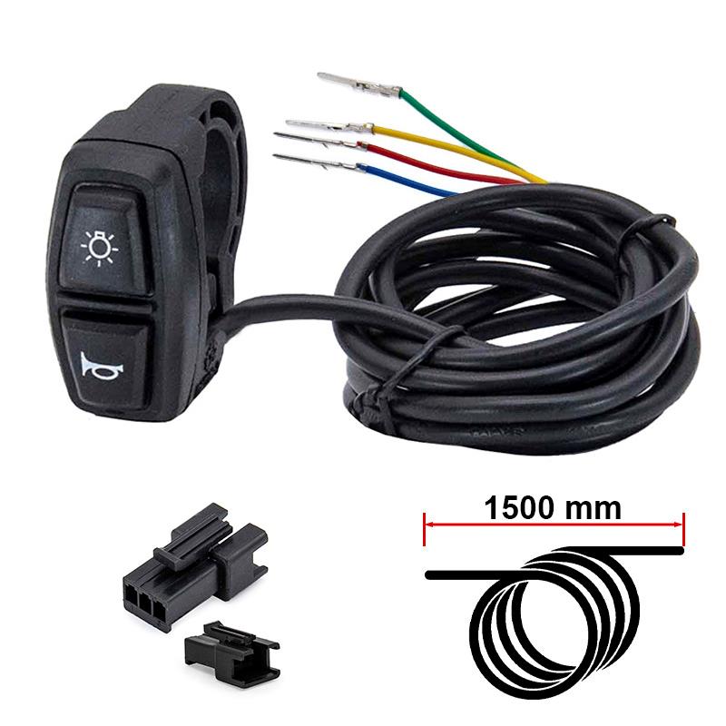BSI221 Pulsanti per manubrio con luci e clacson