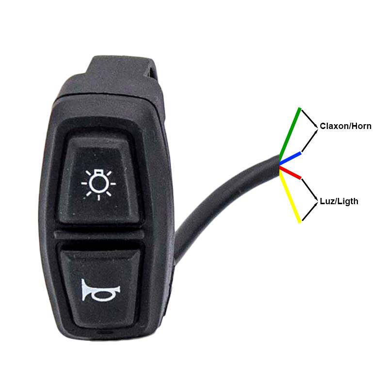 BSI221 Pulsanti per manubrio con luci e clacson