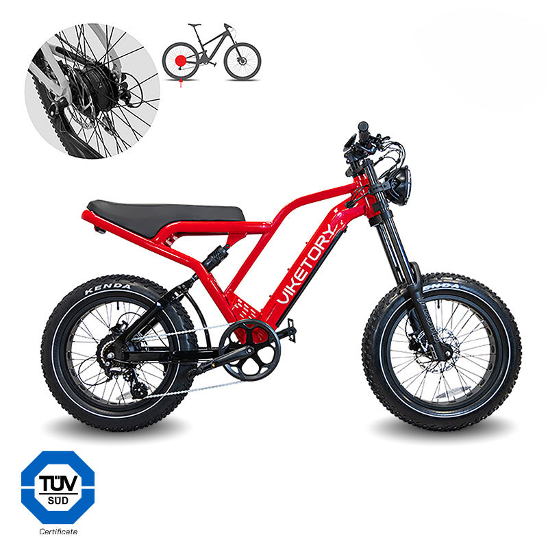 COMMANDO - Fatbike - Kirschrot