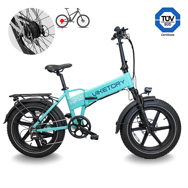 Bicicletta elettrica Lithor Turchese