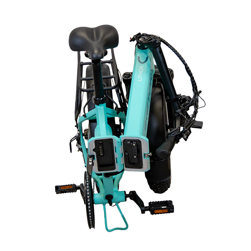 LITHOR - Fatbike folding - Turquoise
