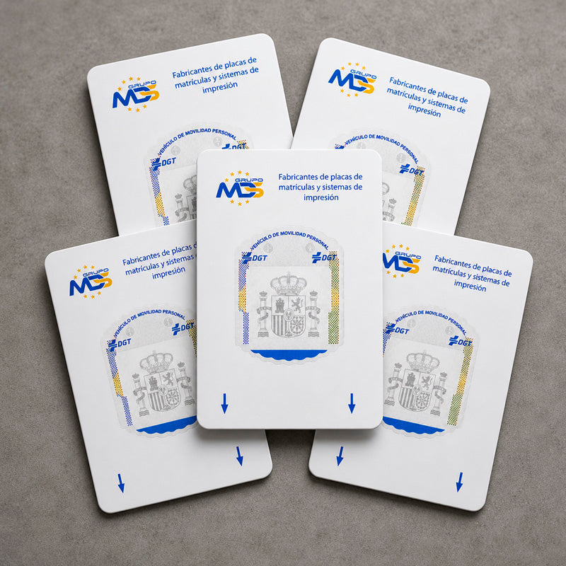 Packs matrículas para impresora DGT