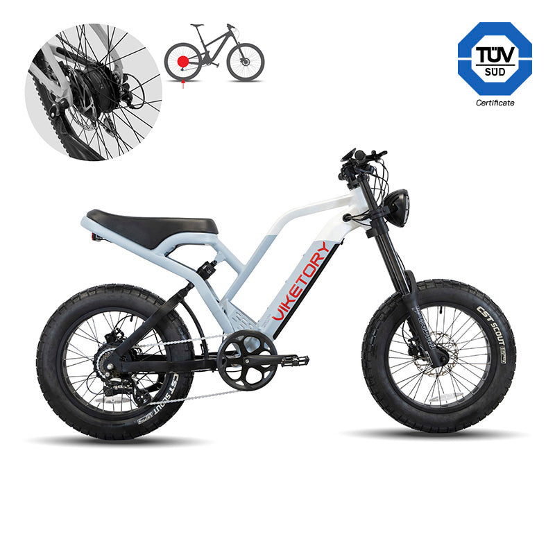 NAVY ebike FATBIKE Azul-marinho/Branco
