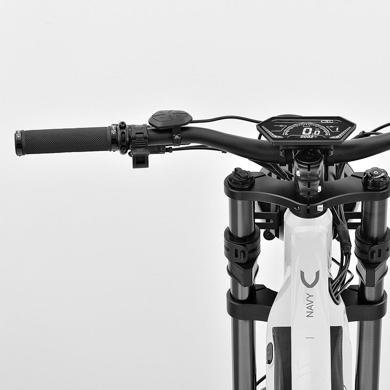NAVY rower elektryczny FATBIKE Granatowy/Biały