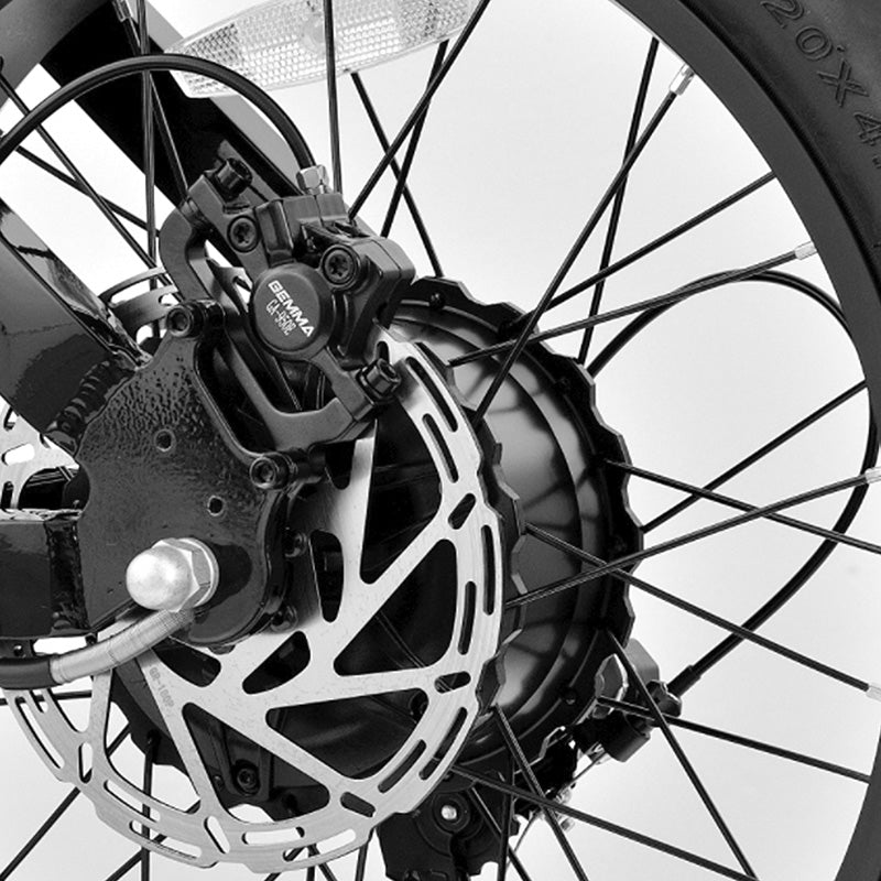 NAVY rower elektryczny FATBIKE Granatowy/Biały