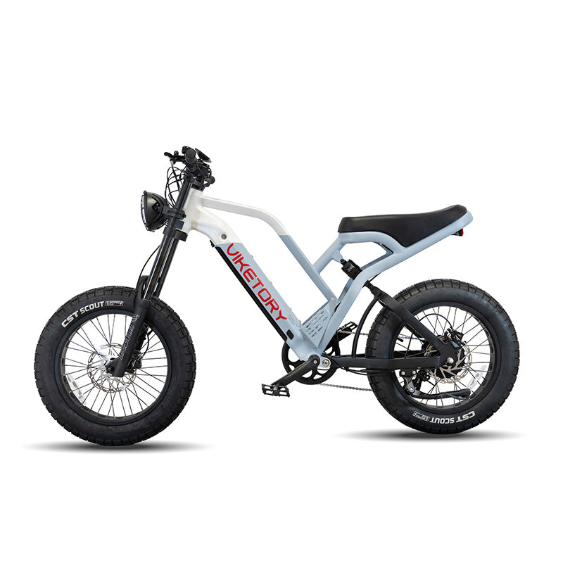 NAVY rower elektryczny FATBIKE Granatowy/Biały