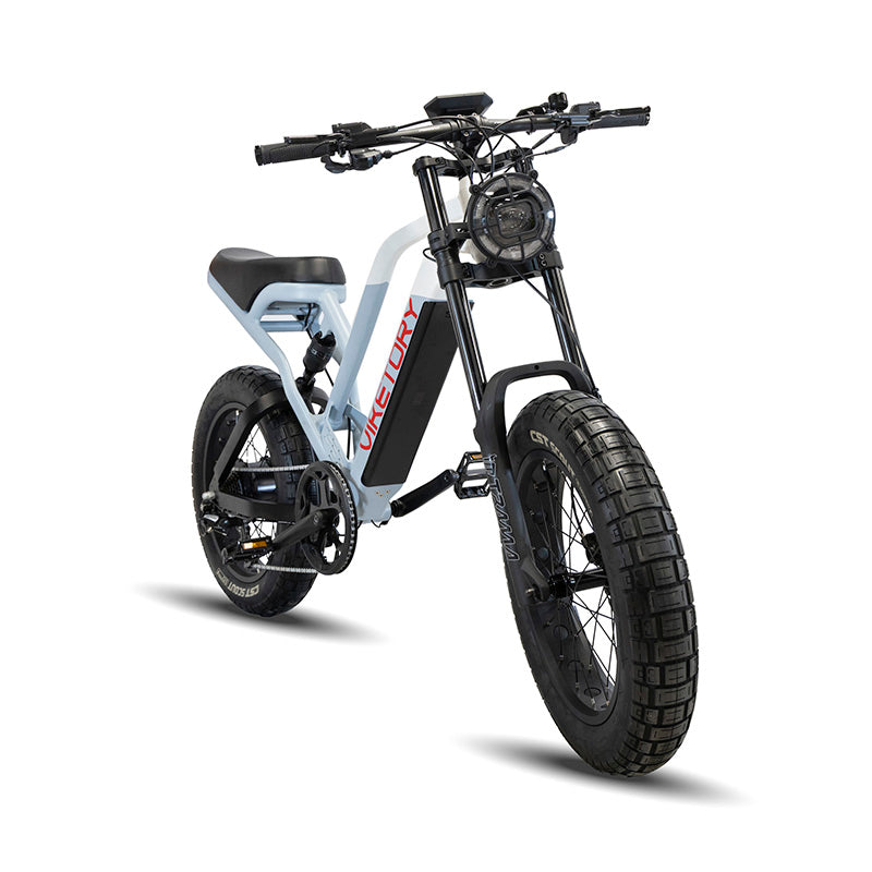 NAVY rower elektryczny FATBIKE Granatowy/Biały