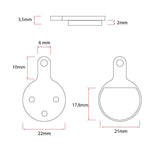 CT002 pastilha [Ewheel] - 2 conjuntos