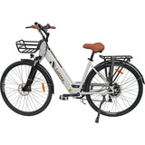 Bicicleta eléctrica urbana Antares 700C con marco de acero y frenos de disco