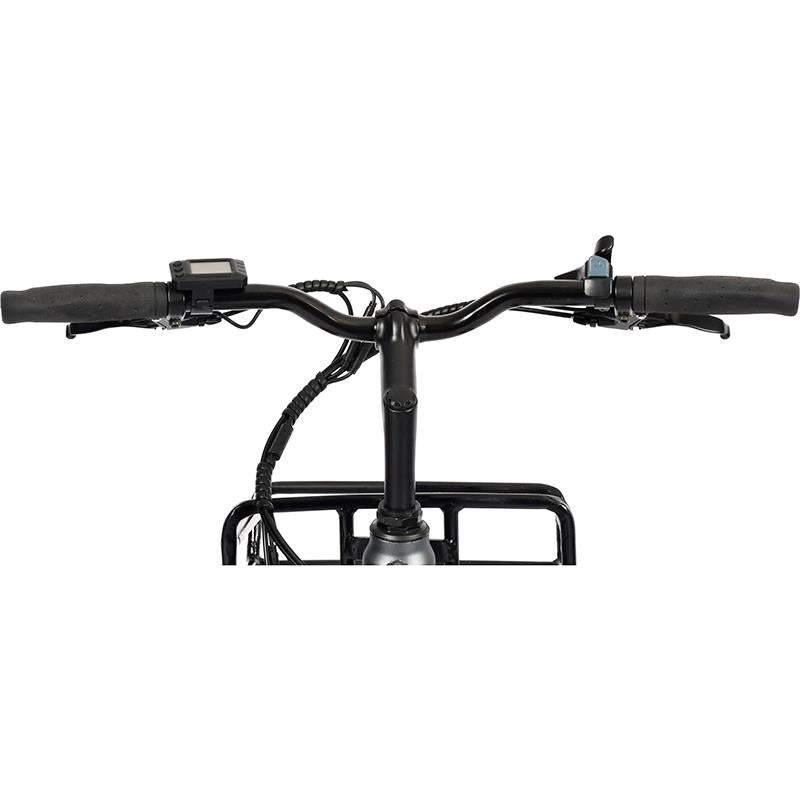 Bicicleta eléctrica urbana Antares 700C con marco de acero y frenos de disco