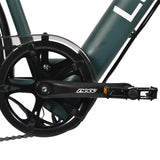 Bicicleta eléctrica de carretera Atria 700c con marco de acero y frenos de disco
