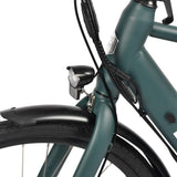 Bicicleta eléctrica de carretera Atria 700c con marco de acero y frenos de disco