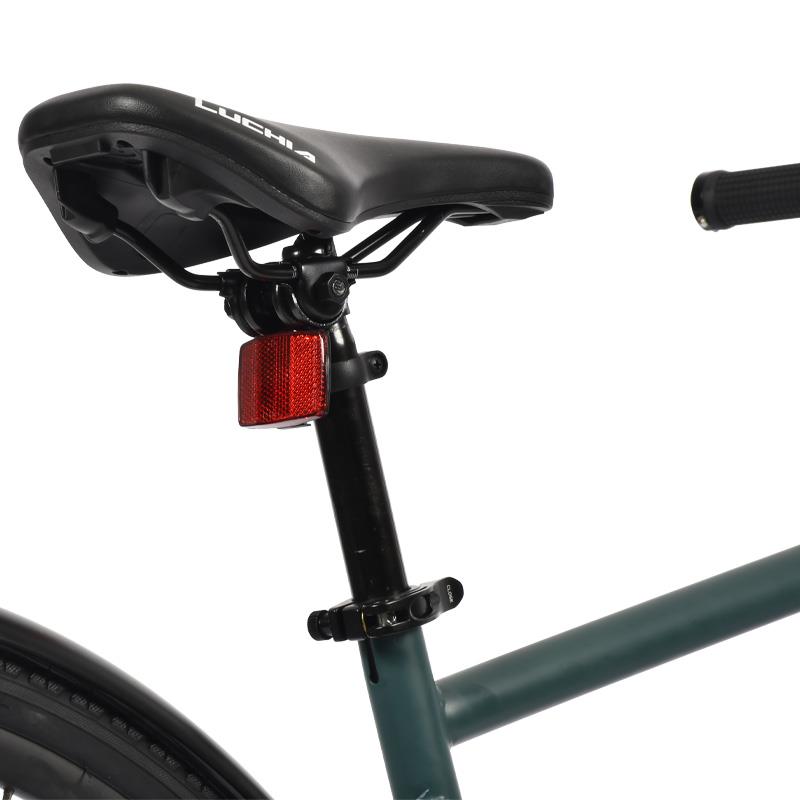 Bicicleta eléctrica de carretera Atria 700c con marco de acero y frenos de disco