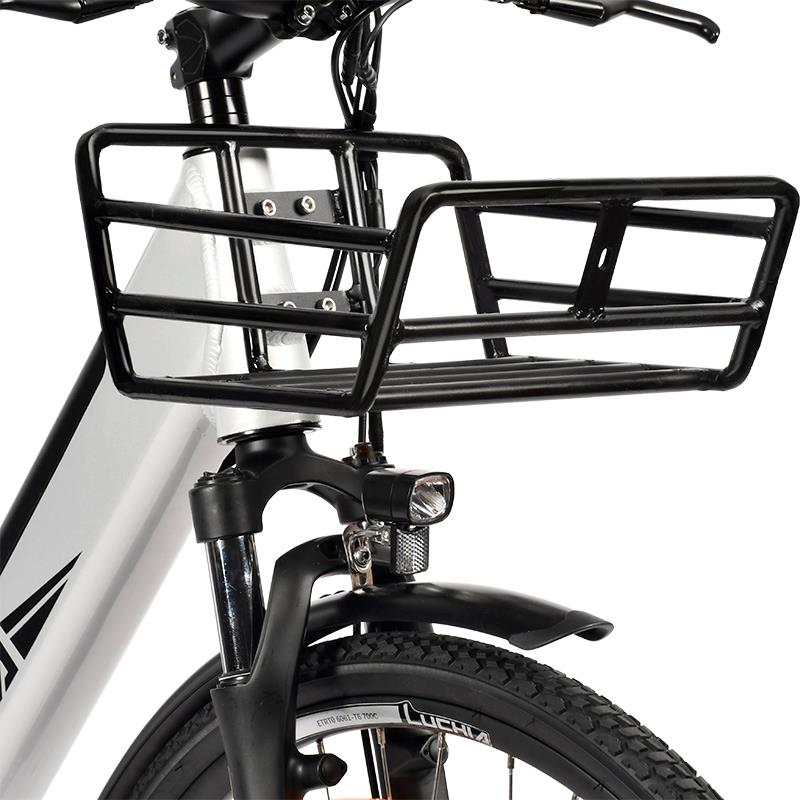 Bicicleta eléctrica urbana Arturo 700C con marco de aluminio y frenos de disco