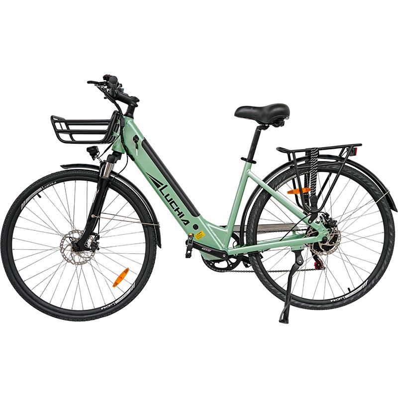 Bicicleta eléctrica urbana Arturo 700C con marco de aluminio y frenos de disco