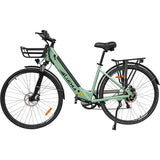 Bicicleta eléctrica urbana Arturo 700C con marco de aluminio y frenos de disco