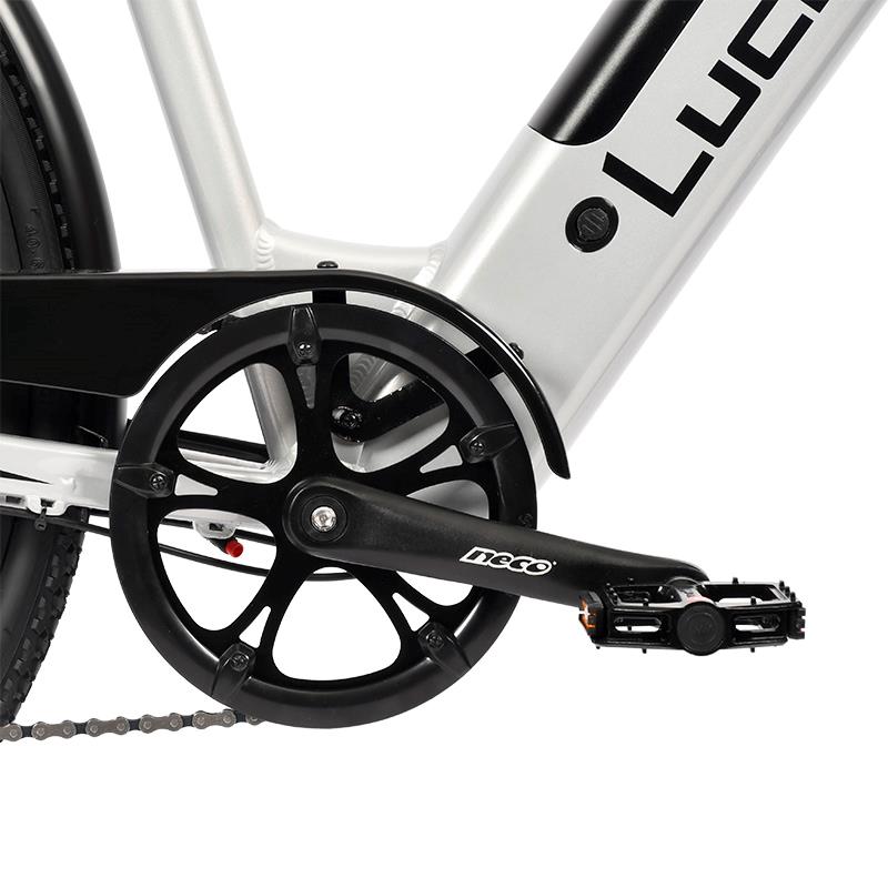 Bicicleta eléctrica urbana Arturo 700C con marco de aluminio y frenos de disco