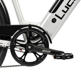 Bicicleta eléctrica urbana Arturo 700C con marco de aluminio y frenos de disco