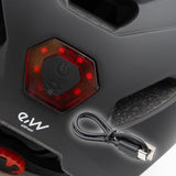 Helm mit CP02 Licht schwarz Einheitsgröße