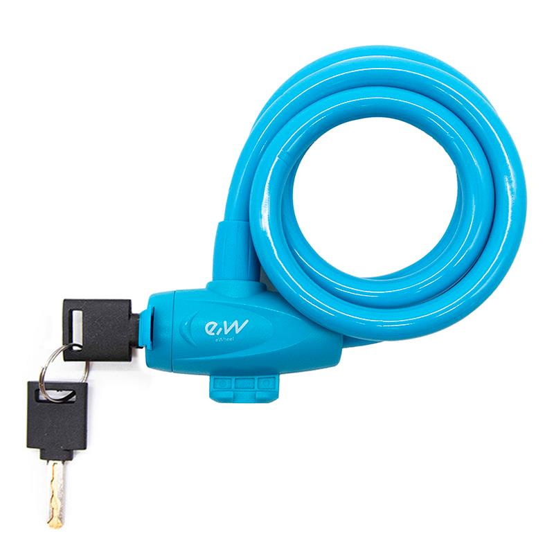 Lock with key EWLK002 blue