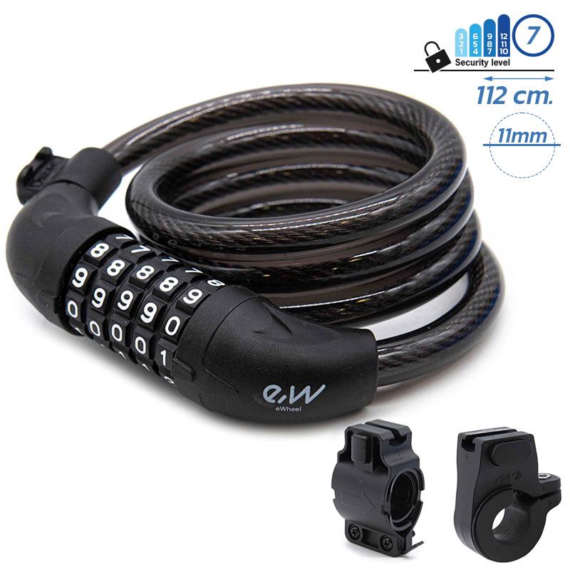 Candado de cable con contraseña - 1,1M