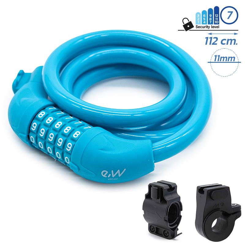 Candado de cable con contraseña - 1,1M
