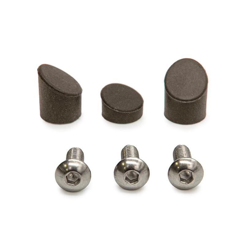 Tapón negro para guardabarros trasero GX2.0 Xiaomi - 5uds