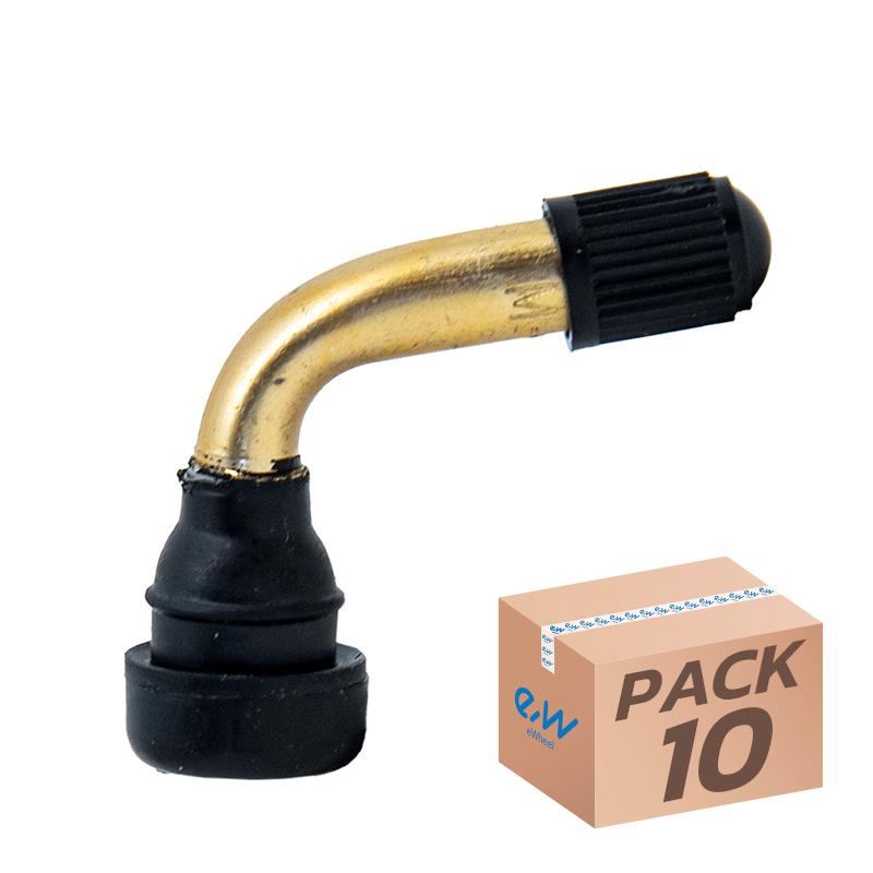 Válvula tubeless curva 90° - 10uds