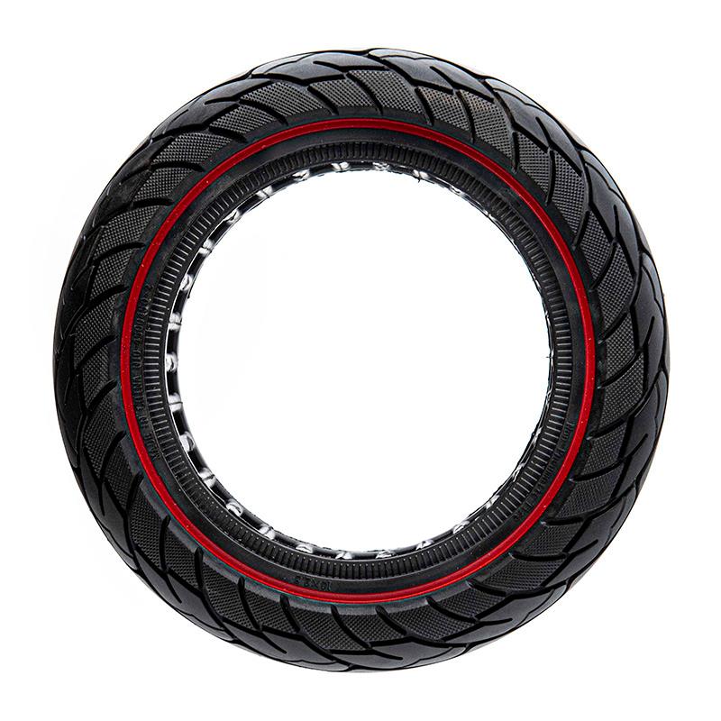 Rueda maciza ultraligera 10x2,5-6,1/B44  línea roja [Nedong]