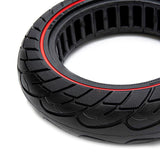 Rueda maciza ultraligera 10x2,5-6,1/B44  línea roja [Nedong]