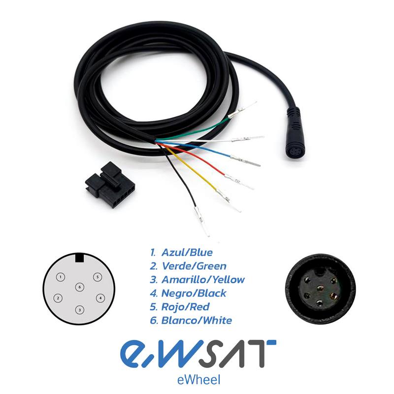 Cable bus display/controladora Waterproof 8mm a SM