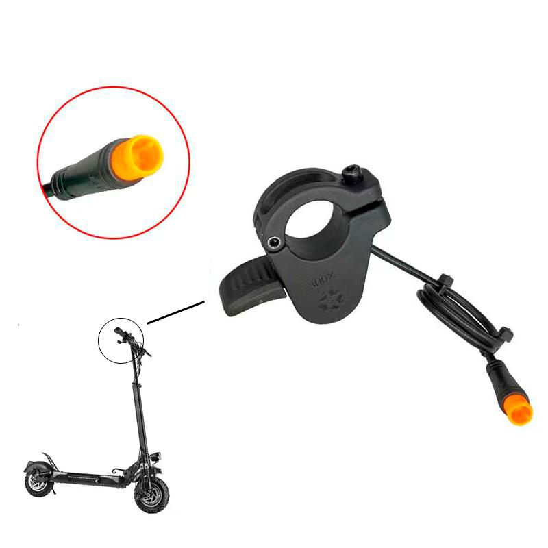 Accélérateur à ouverture complète avec connecteur étanche 25cm noir - Modèle 1