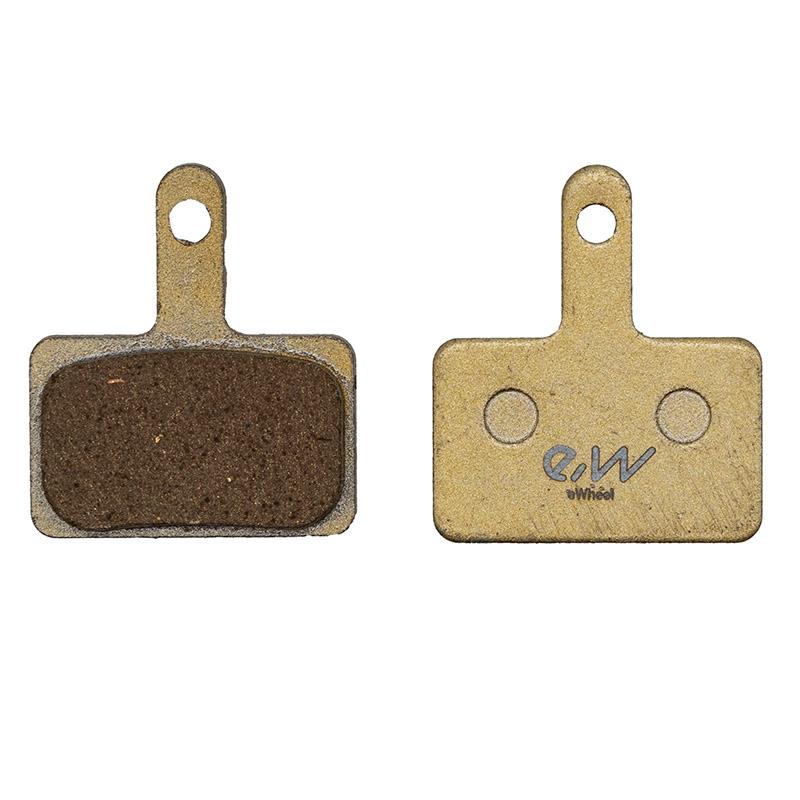 Pastilha de freio quadrada de cobre RT004-M com talão [RAMBOMIL] - 2 conjuntos