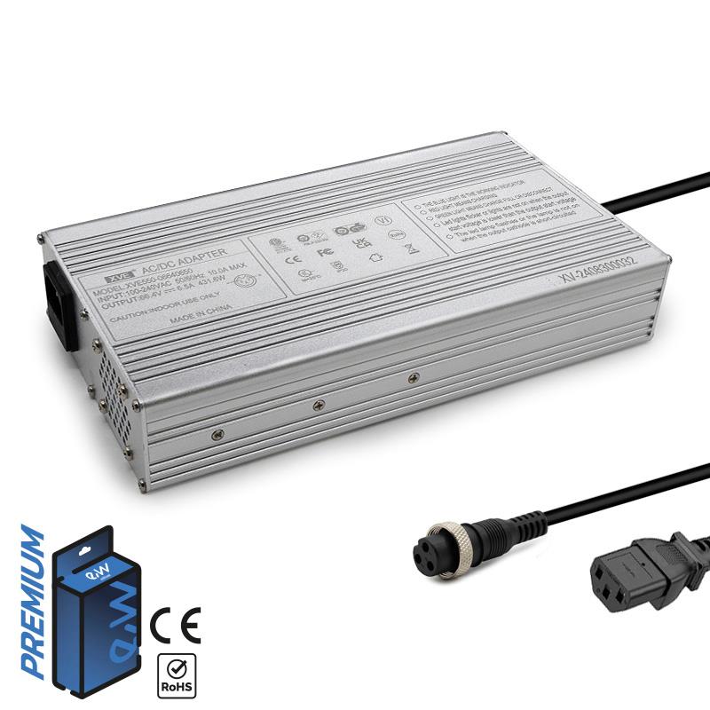 60V Ladegerät (Ausgang 66,4v) 6,5A GX16 Stecker [Ewheel]