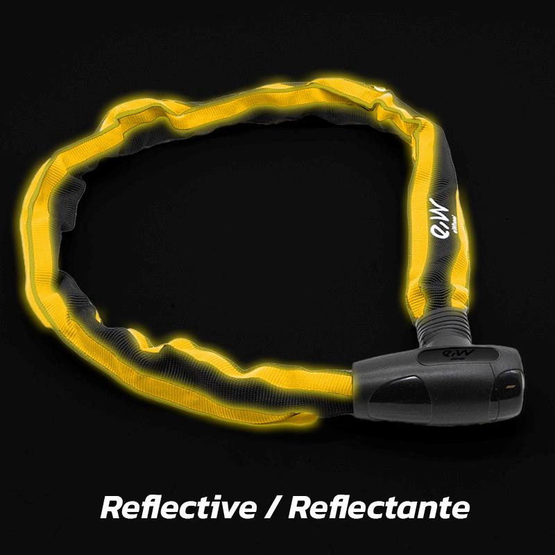 EWLK018 Chain Lock with Reflective Sleeve