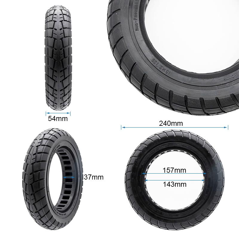 Pneu plein ultraléger 10x2,125-6,1/B34 Ewheel
