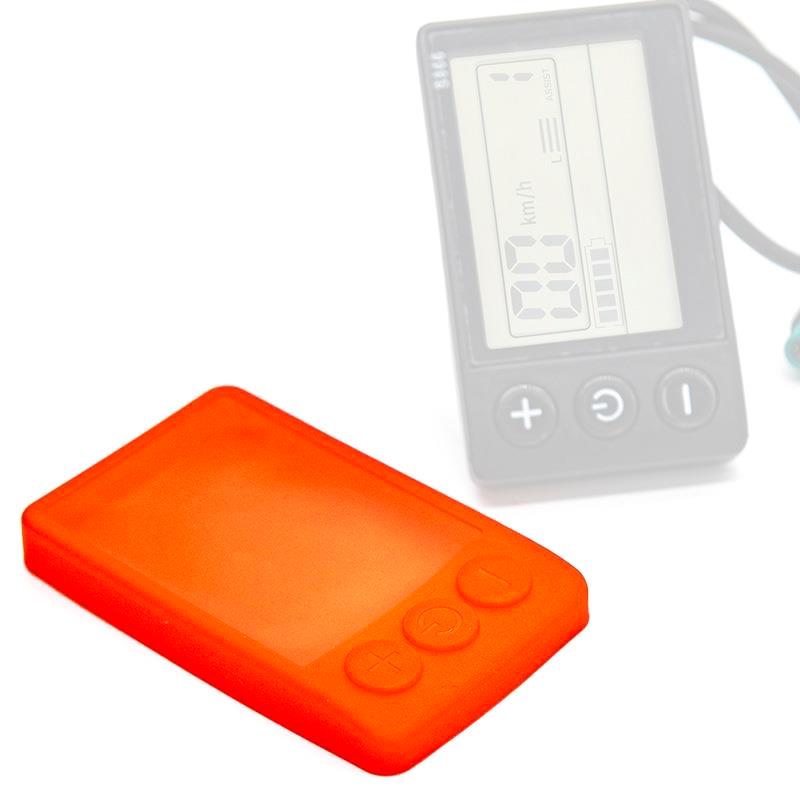 Protection en silicone rouge étanche pour écran S866