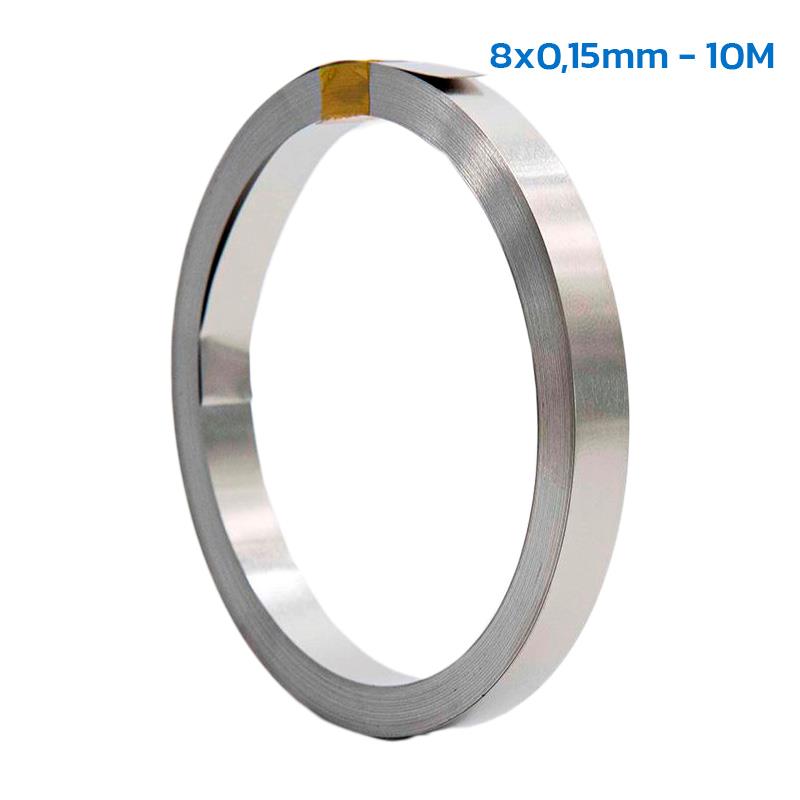 Nickel (acciaio al nichel) 8x0.1mm - 10m