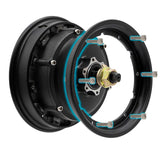 Motore anteriore 48v 1000W Kukirin G2 master [Originale] 