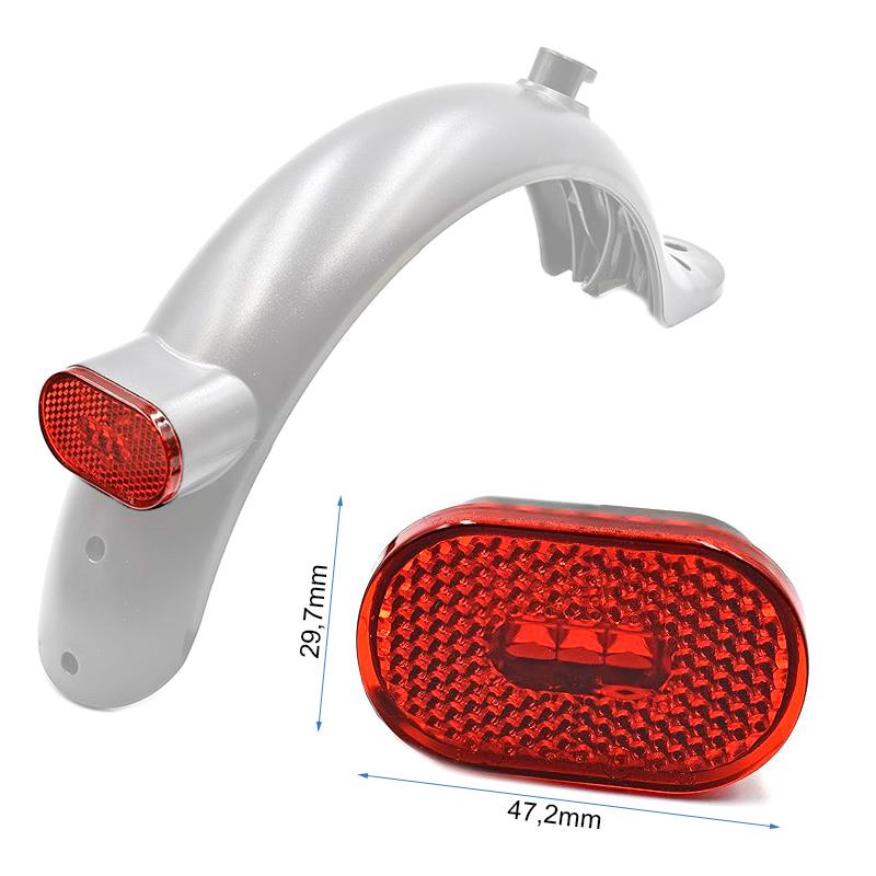 Tylnia lampa blotnika 5-12V do Xiaomi 1S, Essential, Pro2 i MI3 - 10szt