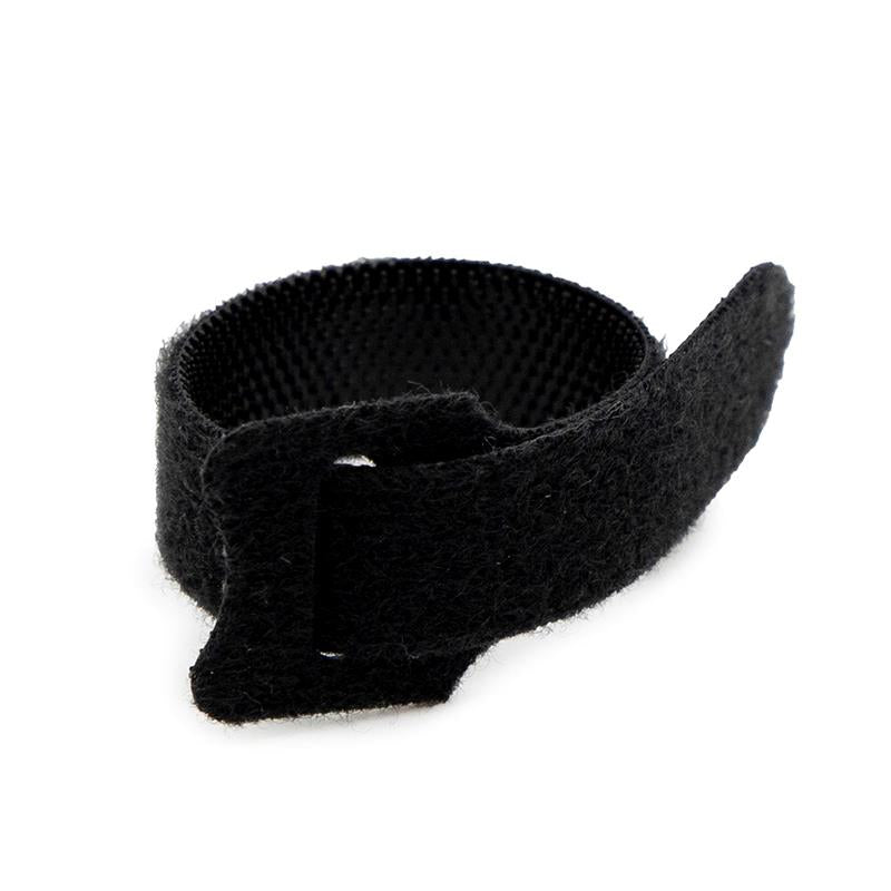Fascetta in velcro nera - 10 x 110mm 