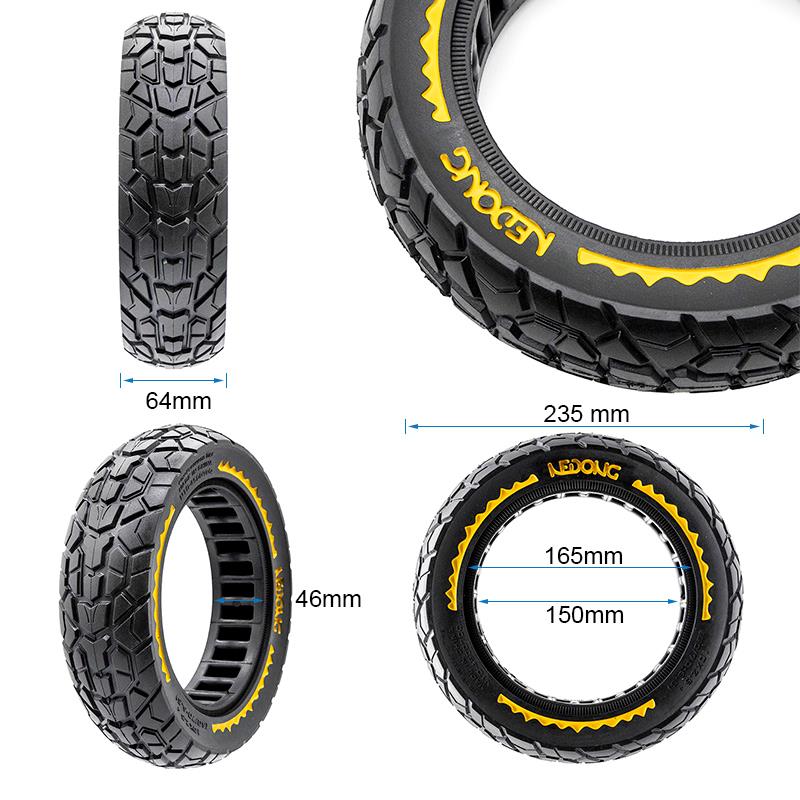Rueda maciza ultraligera offroad 10x2,5/B44 [Nedong]