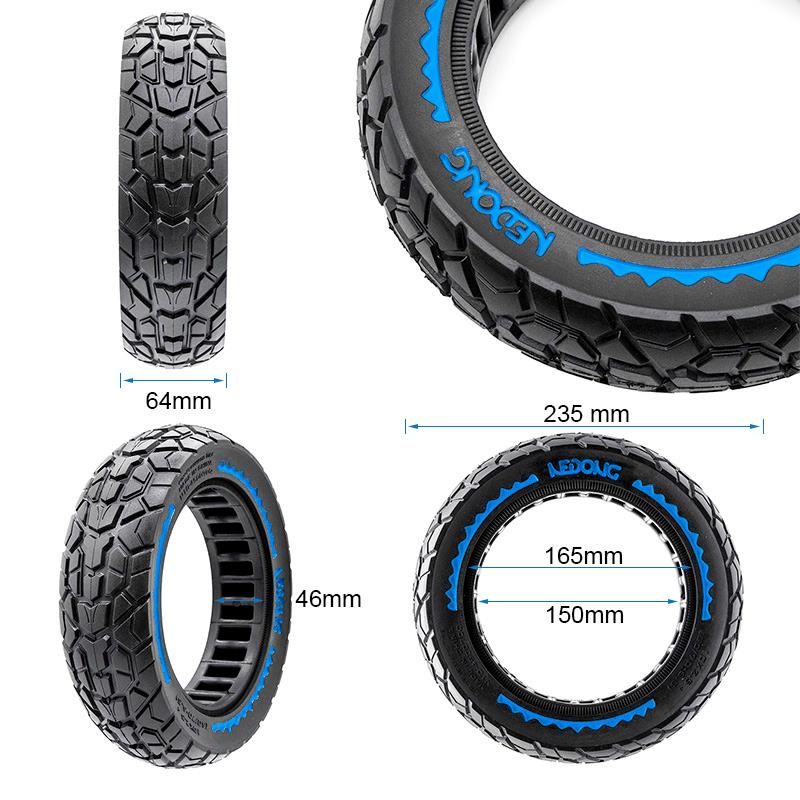 Rueda maciza ultraligera offroad 10x2,5/B44 [Nedong]