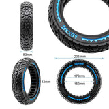 Rueda maciza ultraligera offroad 10x2,125-6,5/B34 [Nedong]