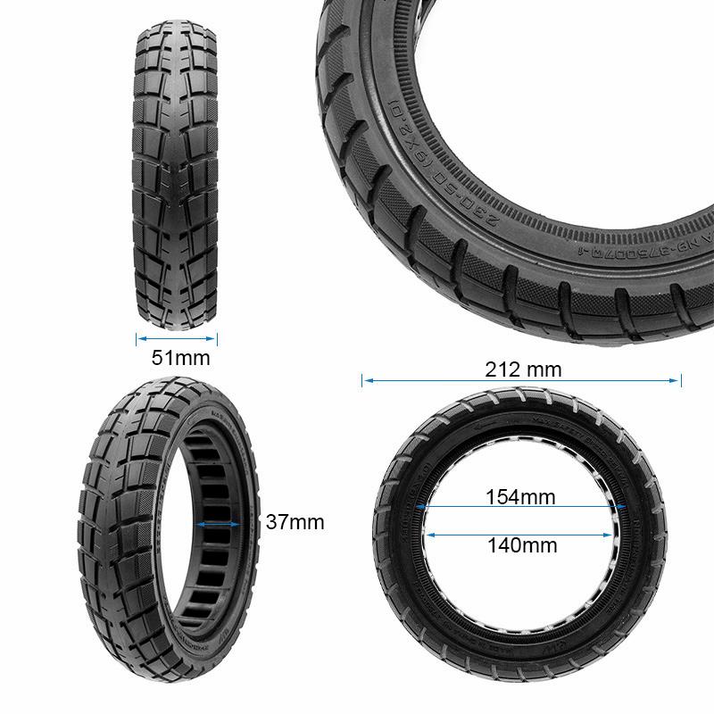 Rueda maciza ultraligera offroad 230x50 / 9x2-6,1/B34 [Ewheel]