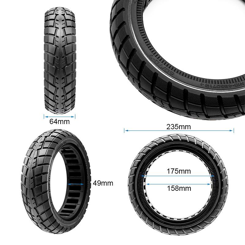 Pneu plein ultraléger Offroad 60/70-7/B50 - ligne bleue [Ewheel]