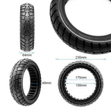 Pneu plein ultraléger Offroad 60/70-7/B50 - ligne bleue [Ewheel]