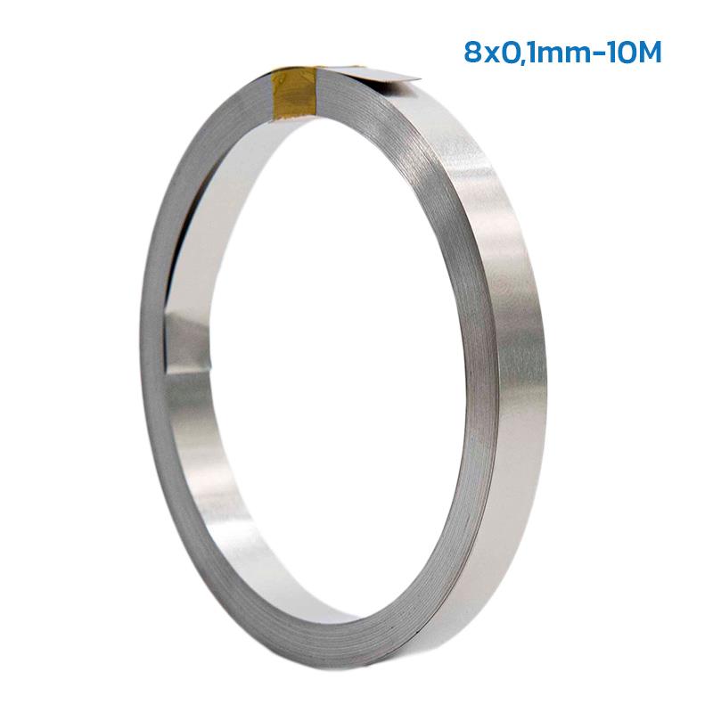 Nickel (acciaio al nichel) 8x0.1mm - 10m